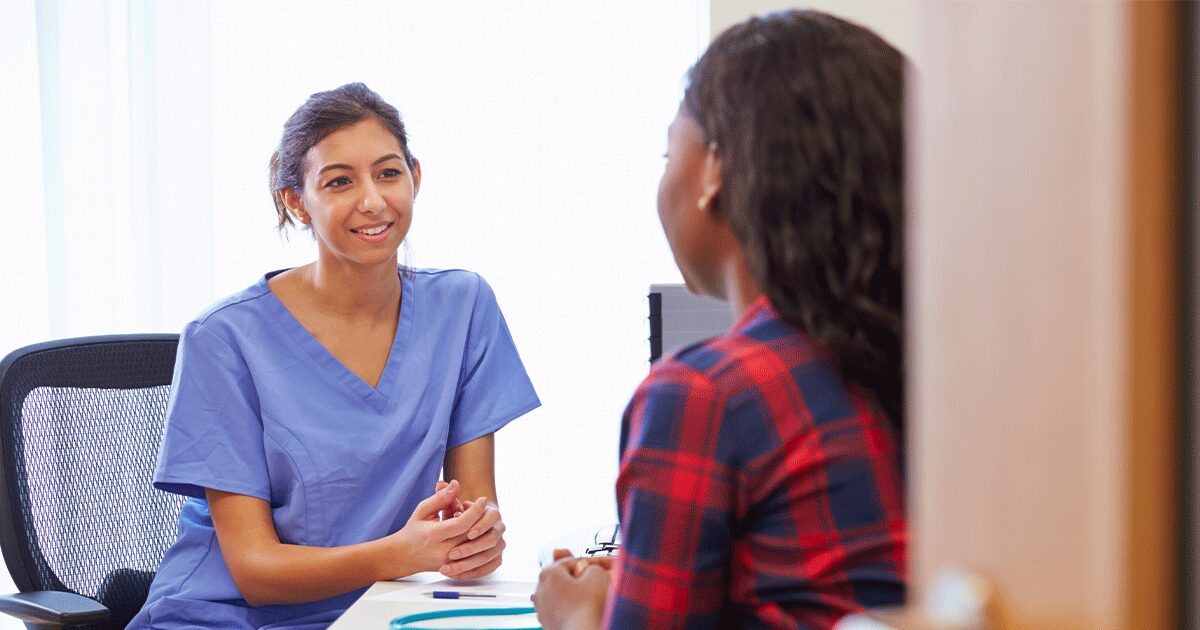 Woman is asking about getting an abortion